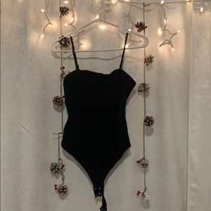 garage bodysuit with detachable straps